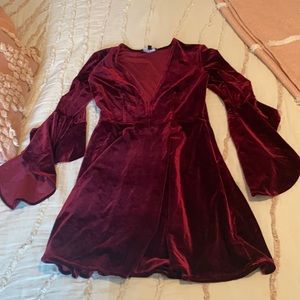 Brand new red wine colored dress